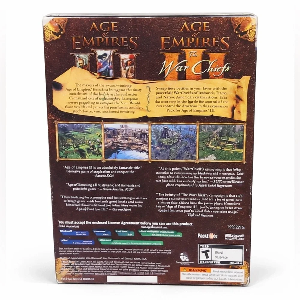 Age of Empires III Gold Edition PC Game Complete Slipcover Manuals Discontinued
